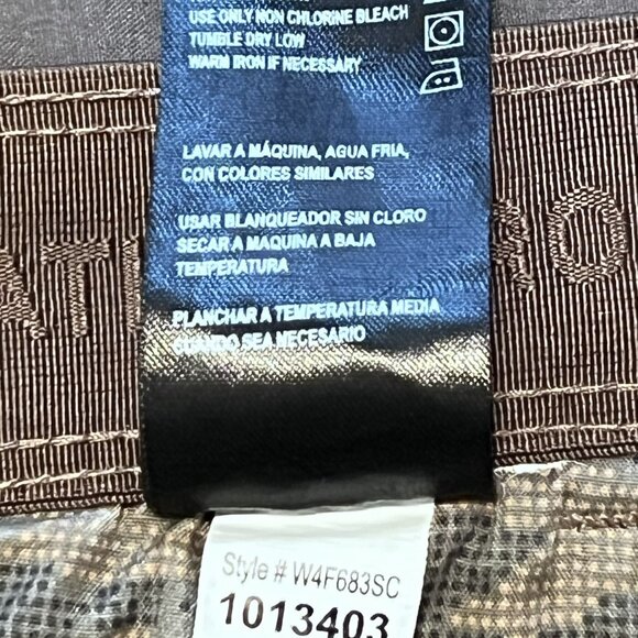 Weatherproof Adventure Pants, Men's 40x32, Color Cedar, Solid, Cargo Pockets - Picture 13 of 13